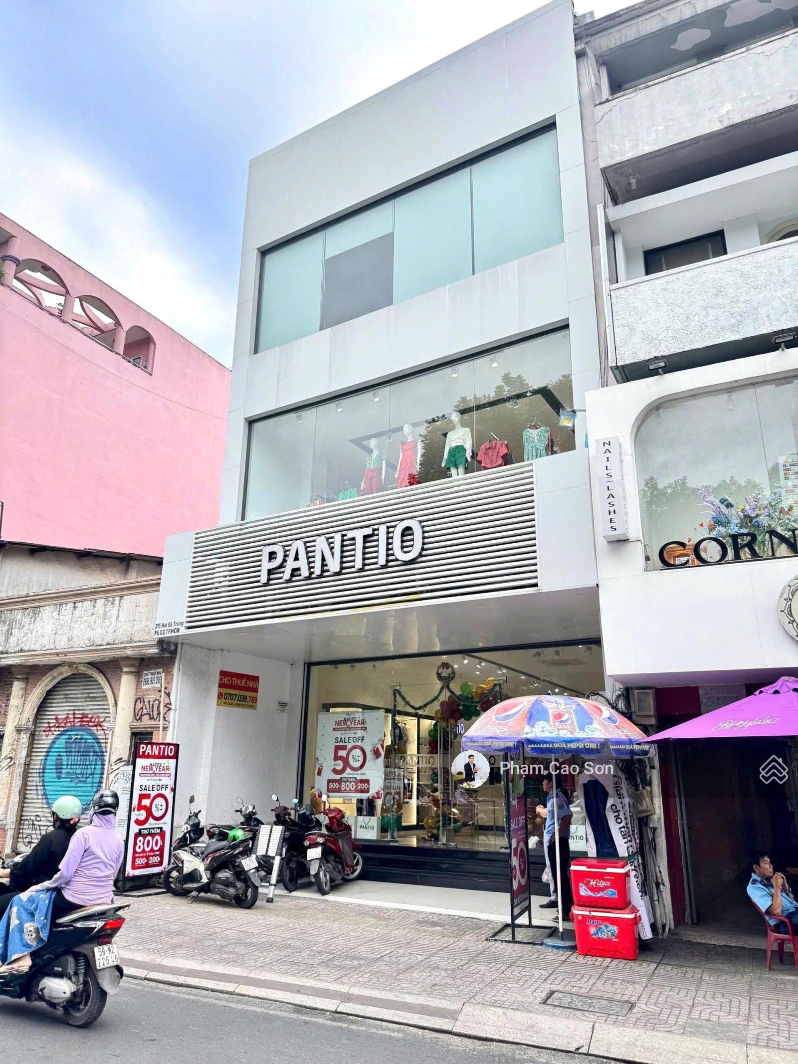 Cho thuê Tòa nhà Mặt tiền 340 Hai Bà Trưng, Q3 - 160m² Kinh doanh Đa ngành