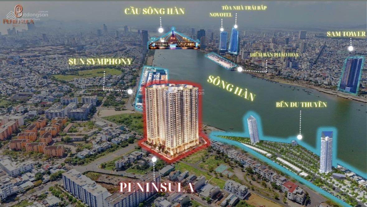 Căn hộ Peninsula Đà Nẵng 71.4m² - View Sông Hàn, Sống Thượng Lưu