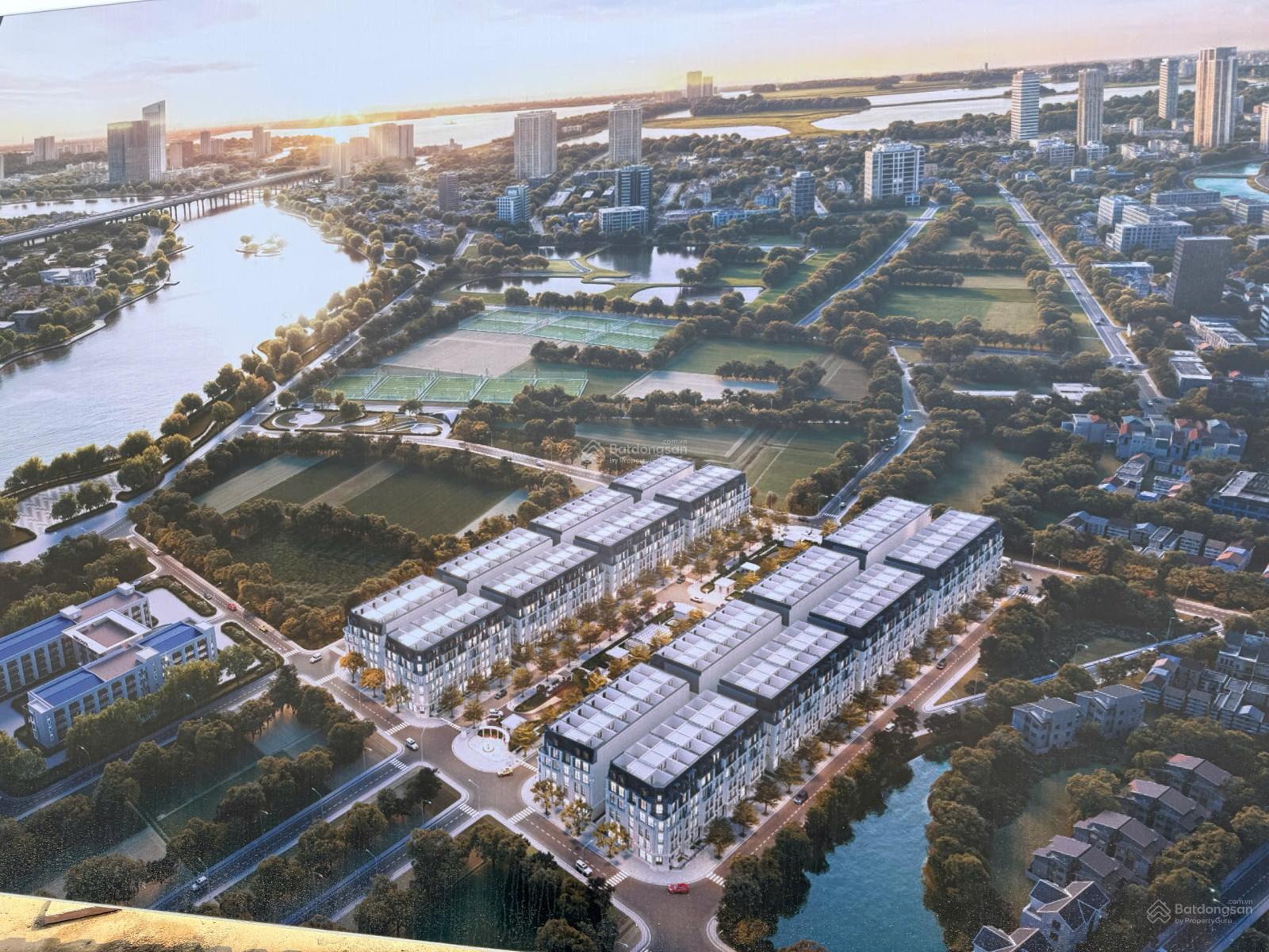 Liền kề The Park Lane Linh Đàm - Đối diện hồ, giá tốt