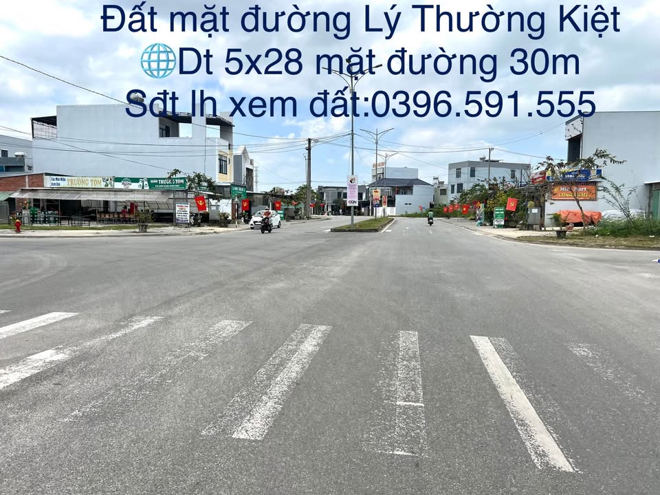 Bán Đất Mặt Tiền Lý Thường Kiệt, Tam Kỳ - 140m² Sổ Đỏ - 2.7 Tỷ