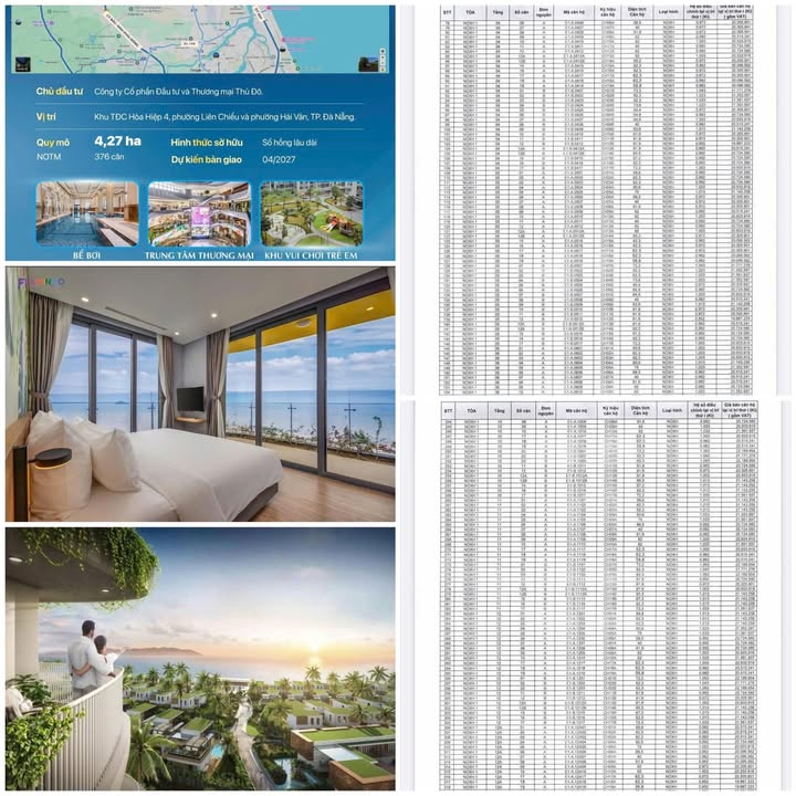 Căn hộ Ecolife Signature Đà Nẵng 70m² 2.5 tỷ - View biển cực phẩm!