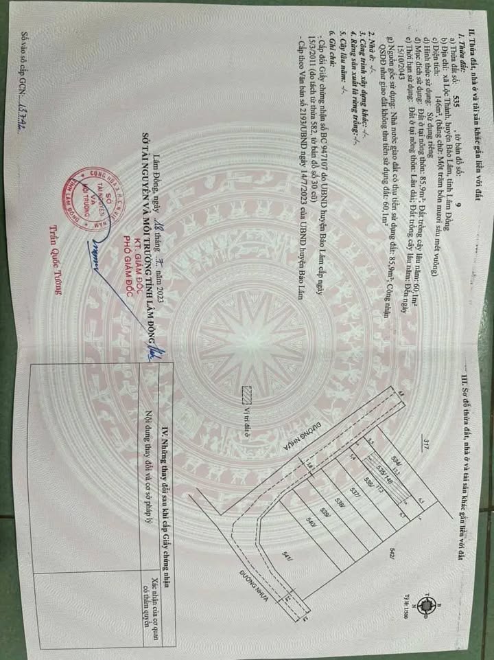 Đất mặt tiền Chi Lăng Lộc Thành 150m² giá 799 triệu - View núi Đại Bình!