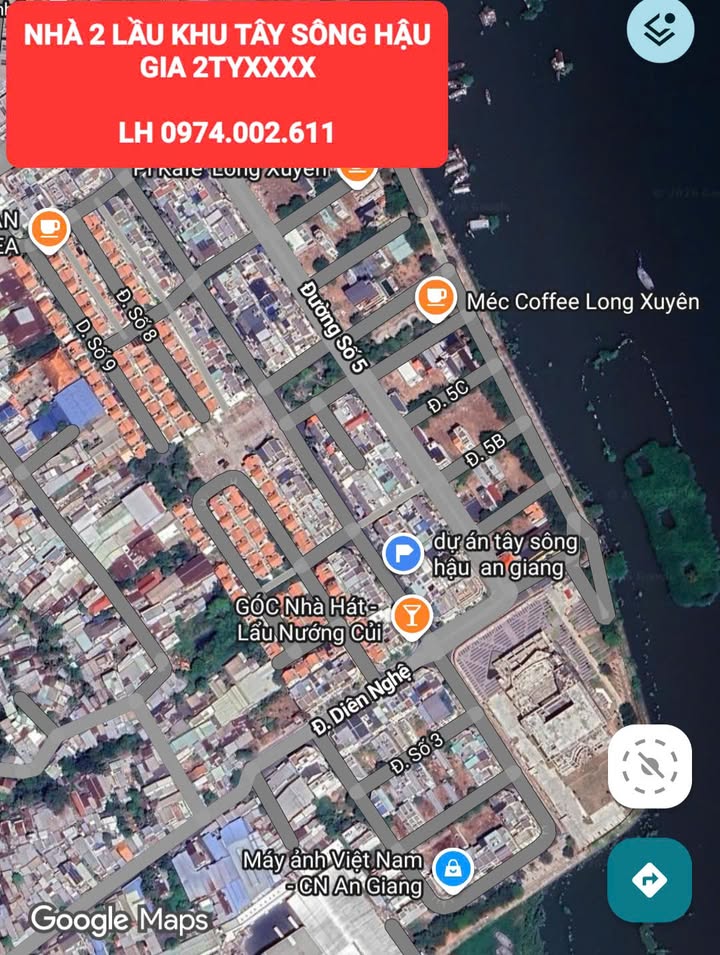 Nhà 1 trệt 2 lầu Tây Sông Hậu 60m² - Giá tốt hiếm có, ô tô đỗ cửa!