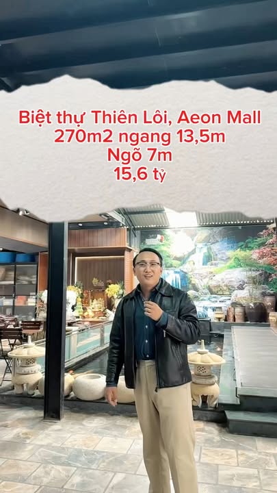 Biệt thự Thiên Lôi Hải Dương - 270m² - 15.6 Tỷ - Gần AEON Mall