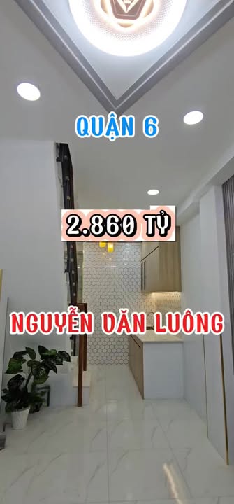 Nhà 32 Nguyễn Văn Luông, Q6 - 3PN, 3 Lầu, Hướng Bắc, 2.86 Tỷ