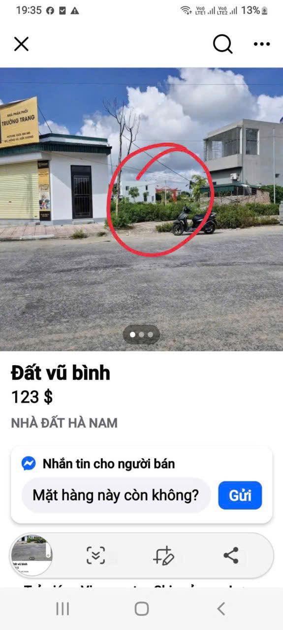 Đất nền Xã Vũ Bình, Kiến Xương 120m² - Pháp lý rõ ràng!