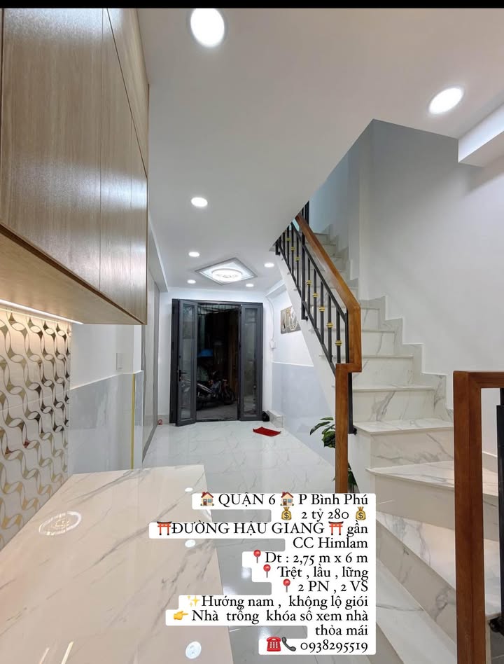 Nhà Quận 6 Hậu Giang 2.28 tỷ - Giá tốt hiếm có!