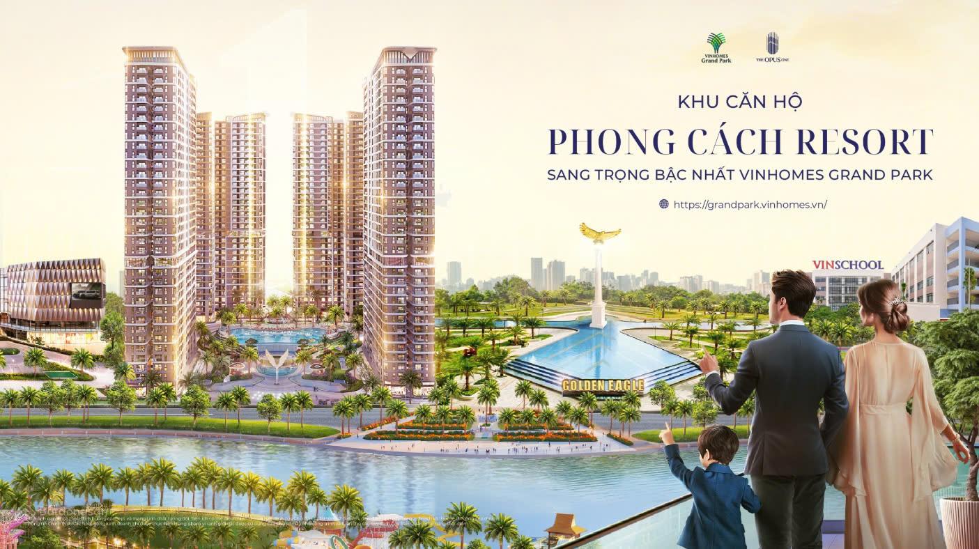 Căn hộ Opus One Vinhomes Grand Park 35m² chỉ 2.6 tỷ - Full nội thất cao cấp!