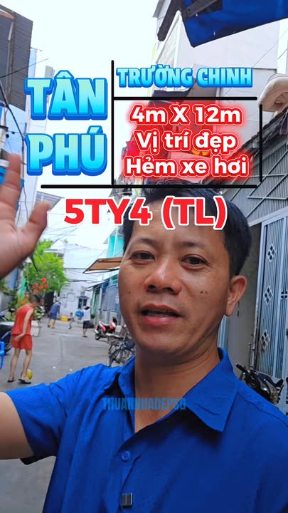 Nhà Riêng Tân Phú 48m² - Hẻm Xe Hơi Trường Chinh - Vị Trí Đẹp