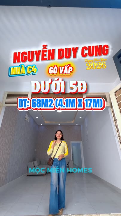 Nhà C4 Nguyễn Duy Cung Gò Vấp 70m² - Giá tốt hiếm có!