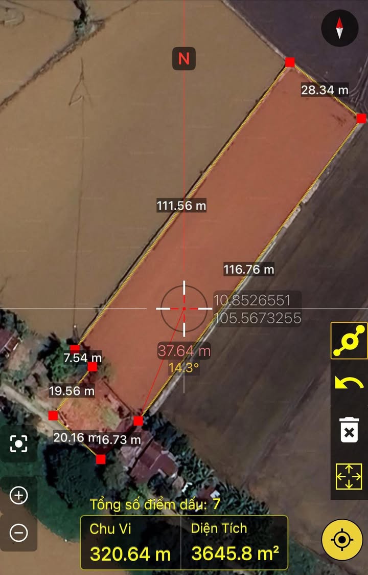 Đất Nền 3738m² Cặp Sông Lớn, Đồng Tháp - Giá 650 Triệu