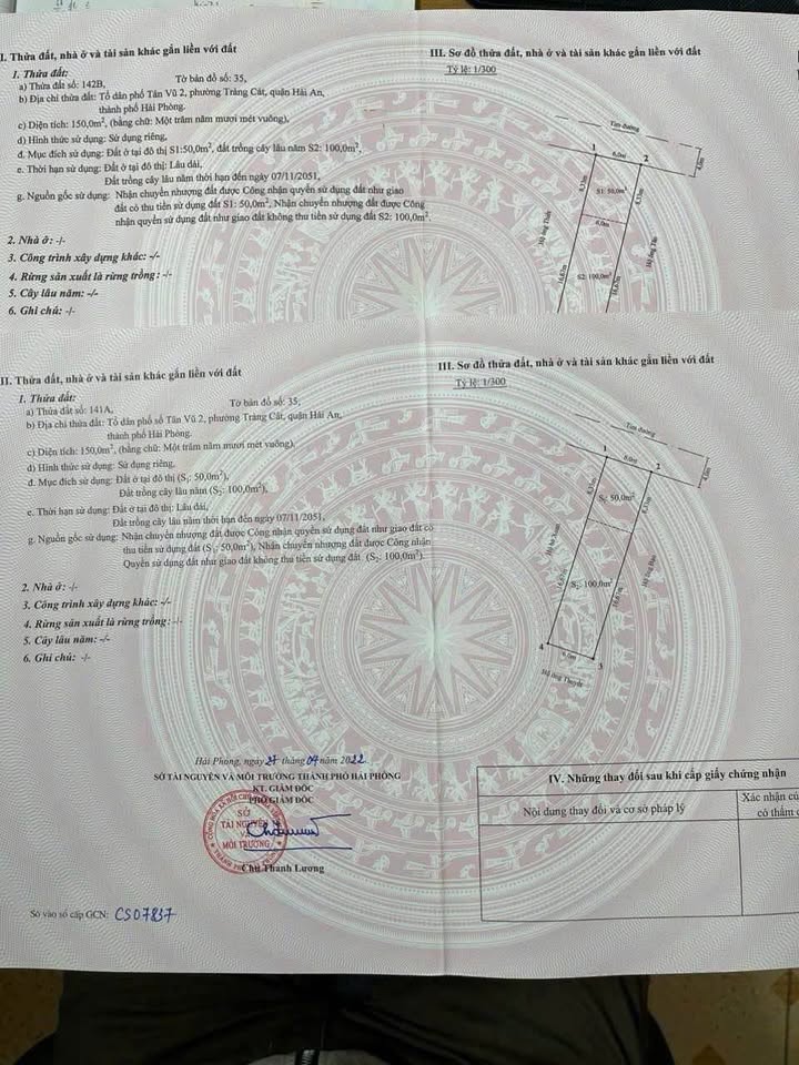 Đất Nền Mặt Tiền Tân Vũ 2, Hải An 300m² - Sổ Đỏ Sẵn Sàng Đầu Tư