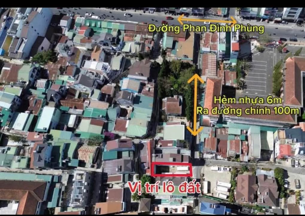 Đất Xây Dựng 5 Tầng Mặt Tiền Phan Đình Phùng, Đà Lạt - 119m² Giá 9.9 Tỷ