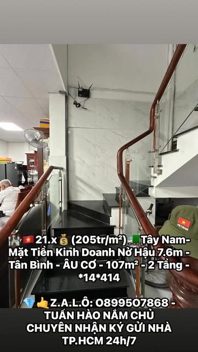 Bán nhà mặt tiền Âu Cơ Tân Bình 107m² - Vị trí kinh doanh đắc địa