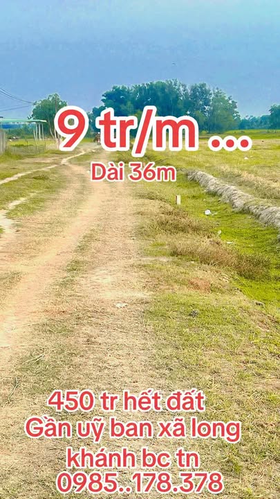 Đất Vườn Long Thuận, Bến Cầu 1900m² giá 450 triệu - Nghỉ dưỡng lý tưởng!