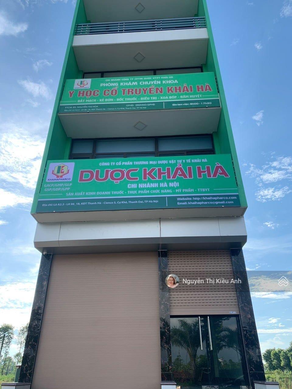 Tòa nhà mặt phố KĐT Thanh Hà 100m²/sàn - Vị trí đắc địa