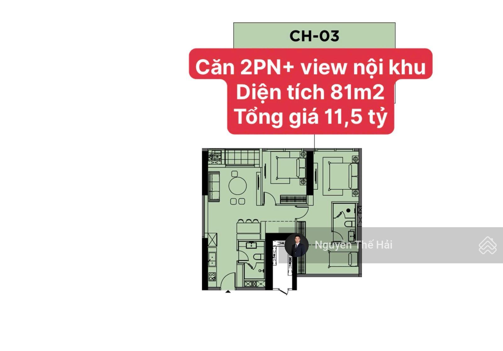Căn hộ 2PN Sun Feliza Cầu Giấy 81m² - View đẹp, thanh toán linh hoạt!