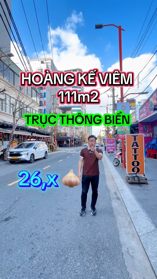 Nhà phố Hoàng Kế Viêm, Đà Nẵng 111m² - Mặt tiền kinh doanh đắc địa!
