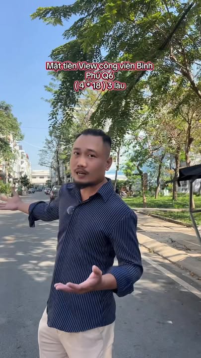 Nhà Mặt Tiền Kinh Doanh Q6 - View Công Viên Bình Phú 72m² - 12.3 Tỷ