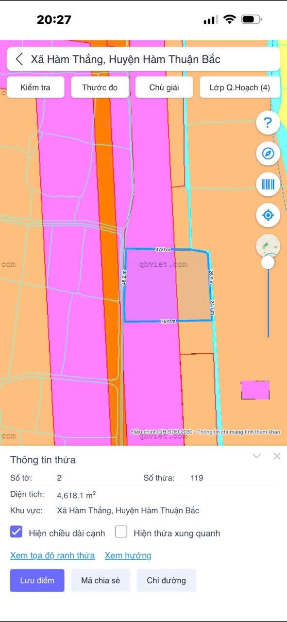 Đất Vườn Phú Long 4600m² Mặt Tiền 60m - Giá Đầu Tư 2.3 Tỷ