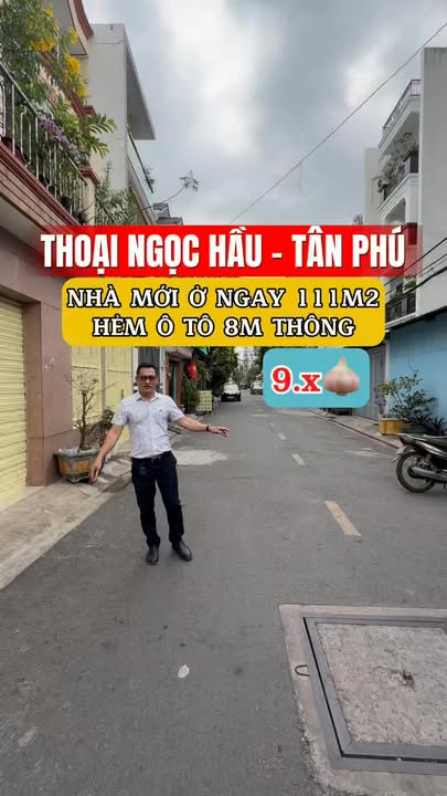 Nhà Phố Tân Phú HXH 8m - 111m² - 9 Tỷ - Sẵn Sàng Ở Ngay