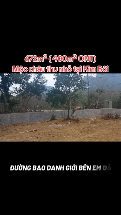 Đất nền Kim Bôi 672m² giá 1.x tỷ - Sổ đỏ chính chủ