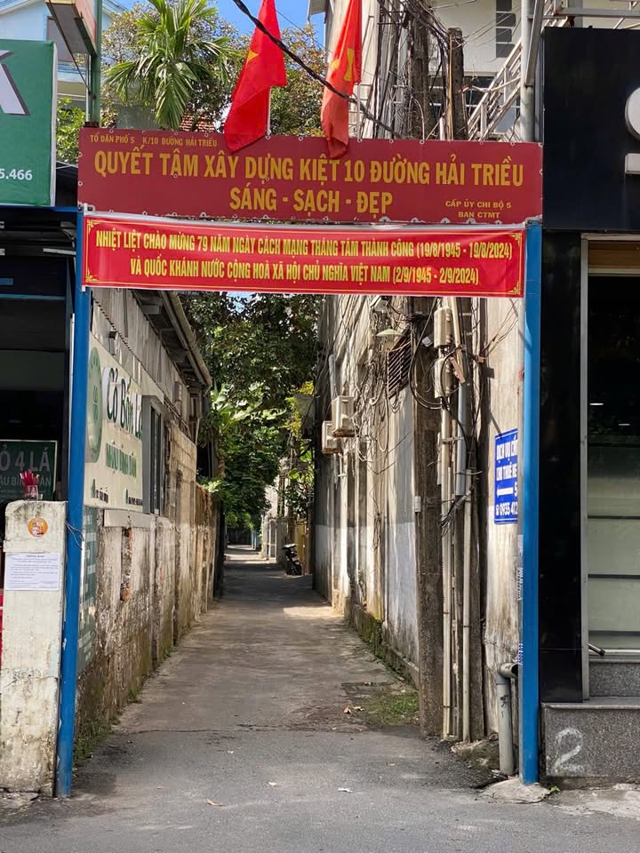 Đất Kiệt 10 Hải Triều - 208m² Ngang 6.8m Nở Hậu 10.9m - Ngay Chợ An Cựu, Huế