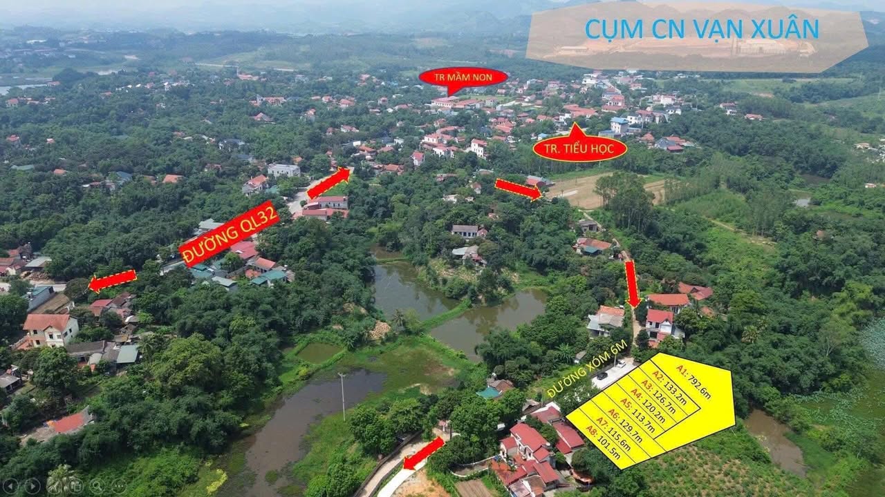 Đất Nền Vạn Xuân Tam Nông 115m² Giá 660 Triệu - Sổ Đỏ Sẵn Sang Tên