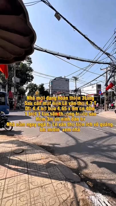 Nhà 3 Tầng Lê Văn Thọ, Gò Vấp - 40m², 4.7 Tỷ, Sẵn Sàng Đón Chủ Mới