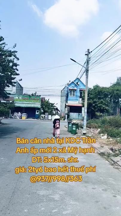 Nhà KDC Trần Anh - Đức Hòa 75m² Sổ Hồng Sẵn Sàng - 2.6 Tỷ