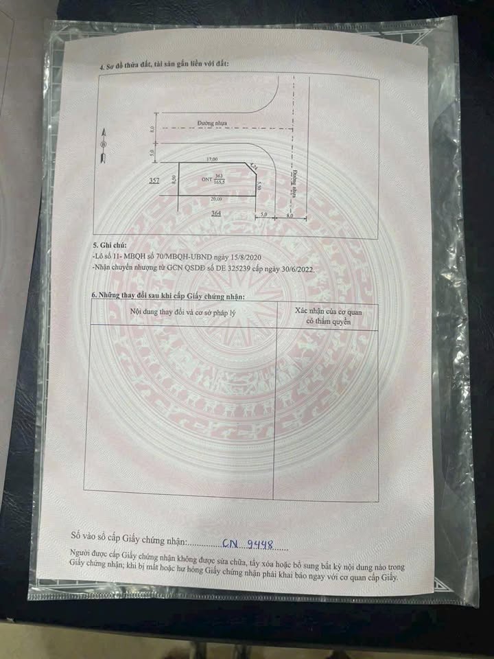 Đất nền MB 70 Bút Sơn 165m² giá 3 tỷ - Lô góc vị trí đắc địa