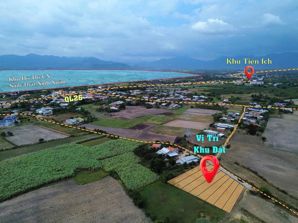 Đất nền Ninh Hòa 189m² chỉ 480 triệu - Sổ đỏ chính chủ đón đầu Becamex