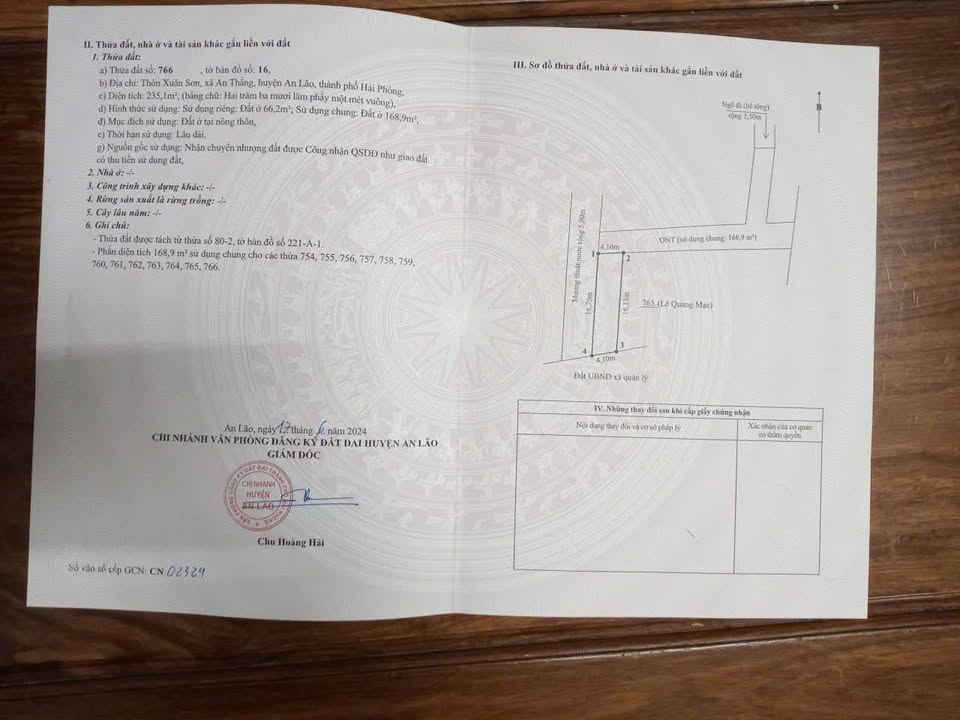 Đất nền Xuân Sơn, An Lão 60m² - Đường to ô tô, giá chỉ từ 5xx triệu!