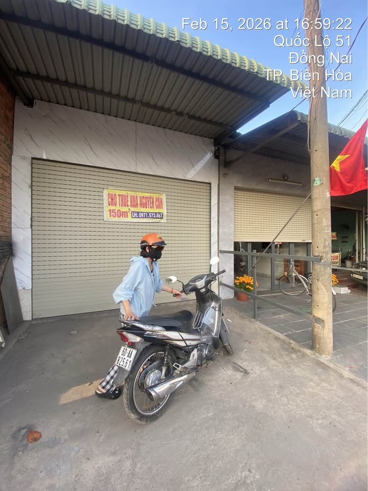 Nhà Phố Quốc lộ 51 Biên Hòa 150m² - Mặt tiền kinh doanh ngay!