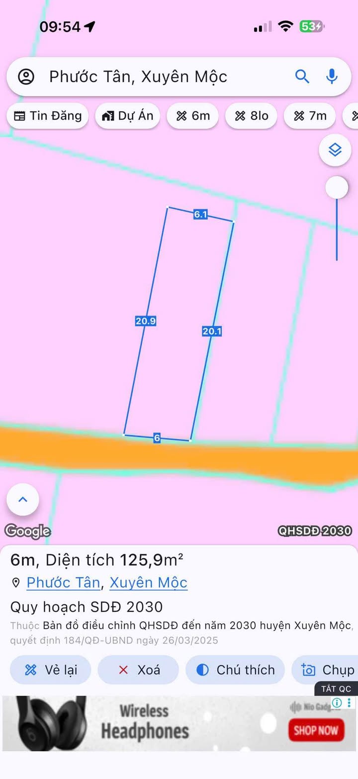 Đất Phước Tân Xuyên Mộc 120m² Giá 7xx Triệu - Sổ Đỏ Chính Chủ!