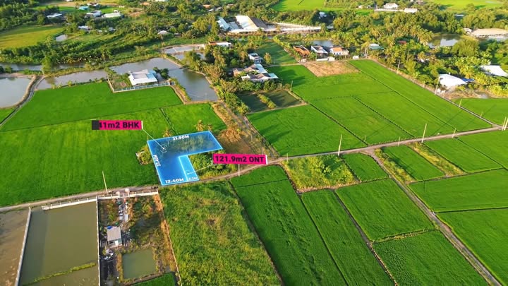 Đất vườn Tân Trụ Long An 860m² giá 1.5 tỷ - Nghỉ dưỡng lý tưởng