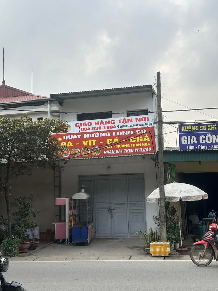 Cho thuê nhà mặt tiền 3.5 triệu/tháng, 2 tầng đường Nguyệt Cư, TP Việt Trì