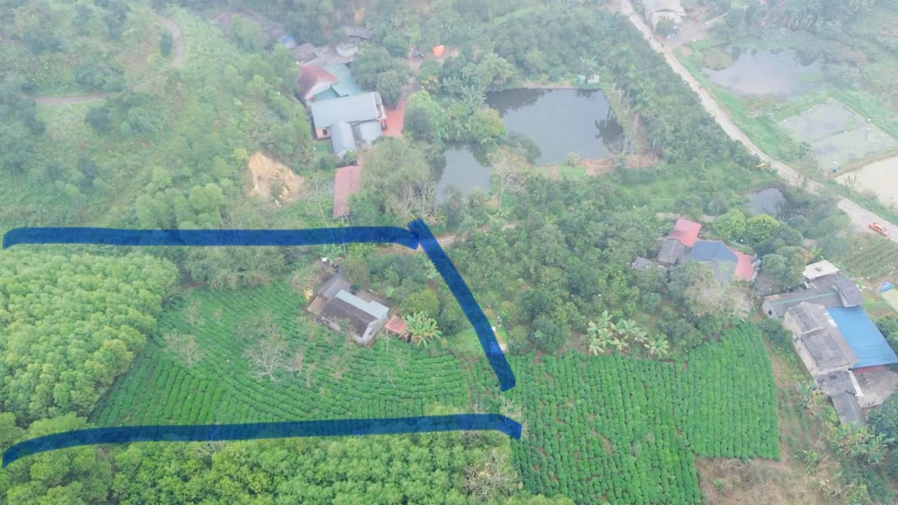 Đất nền 3000m² sổ đỏ, 400m² thổ cư tại Phú Lương, Thái Nguyên - Giá 1.2 tỷ