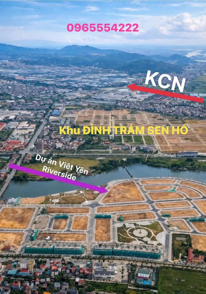 Đất nền Đình Trám Sen Hồ, Việt Yên 88.75m² - Sổ đỏ chính chủ!