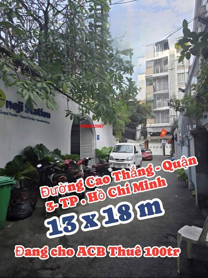 Cho thuê Biệt thự 230.66m² mặt tiền Cao Thắng, Quận 3 - Kinh doanh đắc lợi