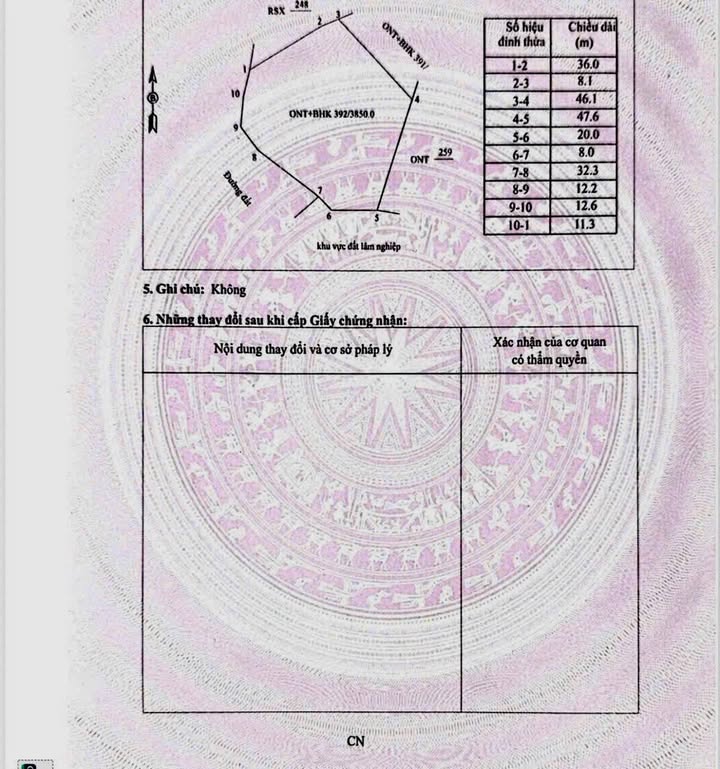 Đất nền Minh Sơn, Ngọc Lặc 3850m², 5xx triệu - Sổ đỏ chính chủ