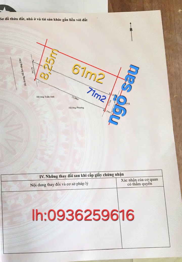 Mặt Tiền Hồ Sen 132m² - Tặng Nhà, Sổ Đỏ Vĩnh Viễn - Giá Tốt Hải Phòng