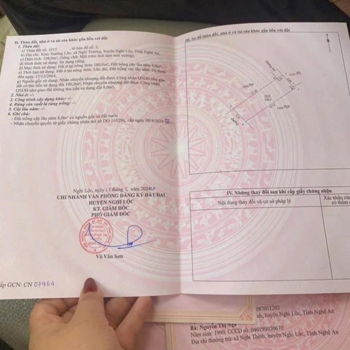 Đất nền Nghi Trường 108m² - Sổ đỏ sẵn, giá tốt đầu năm