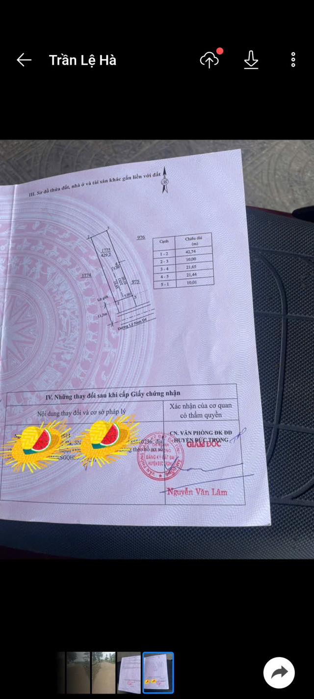 Đất nền Mặt tiền Lý Nam Đế, Đức Trọng - 420m² - 5.4 Tỷ - Gần Sân Bay Liên Khương