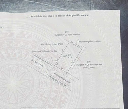 Đất nền Ruby Yên Bình Thạch Thất 325m² - Sổ đỏ chính chủ, giá từ 2.2 tỷ