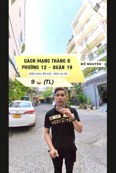 Nhà hẻm xe hơi 43m² Q10 - Gần Hà Đô - 3PN Giá 8.5 tỷ