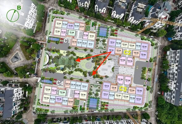 Căn hộ C2 Xuân Đỉnh 85.4m² - Căn góc 3PN view đẹp!