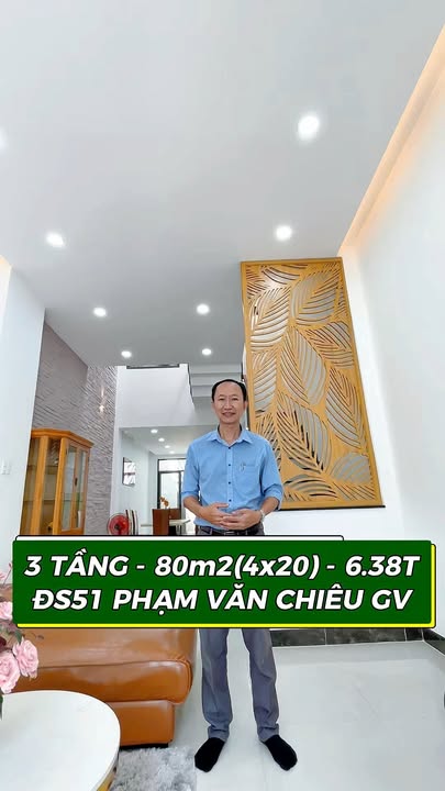 Nhà Gò Vấp 80m² Giá 6.38 Tỷ - Sẵn Sàng Vào Ở Ngay!