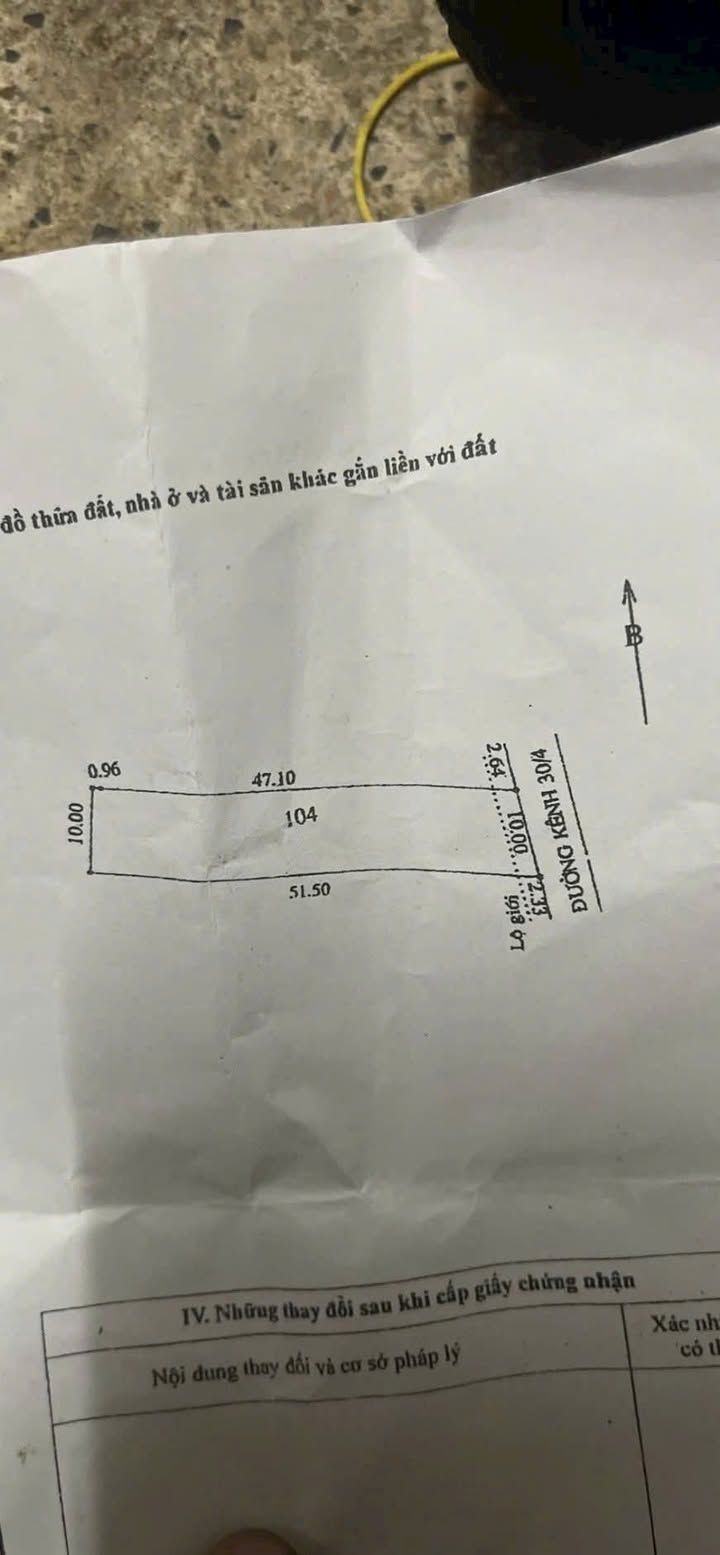 Bán đất mặt tiền Kênh 30/4 TP Sóc Trăng 470m² - Vị trí đắc địa tiềm năng tăng giá