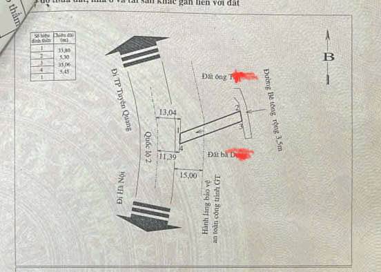 Đất mặt tiền QL2 Thái Long Tuyên Quang 190m² - Vị trí đắc địa